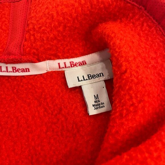 L.L. Bean Katahdin Fleece Full-Zip Jacket Red Size‎ Medium - Picture 3 of 9